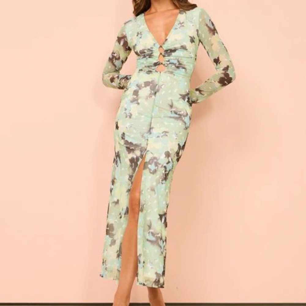Significant Other Saria Printed Maxi Dress